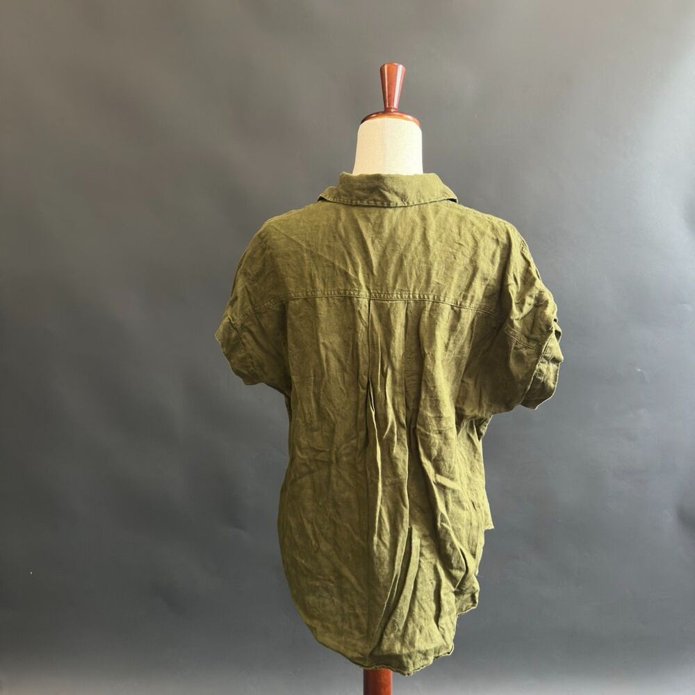Quince 100% Linen Camp Shirt M - Picture 2 of 2